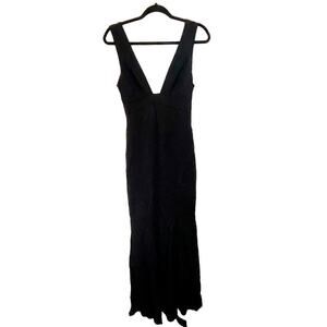 Nicole Miller Collection Plunge gown Black size 2